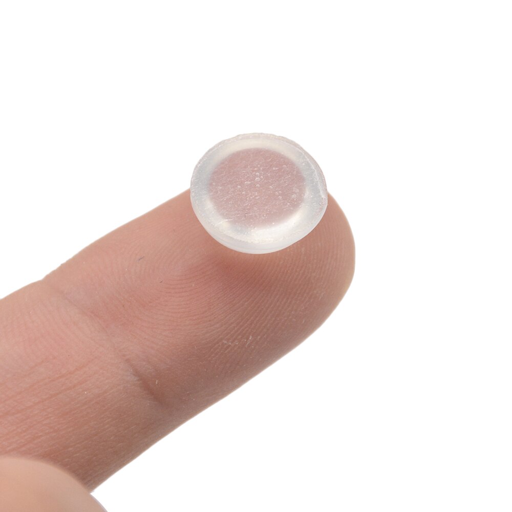 Butoir de porte en caoutchouc et silicone, 5MM d&#39;épaisseur, 11mm x 5mm, pour armoire, auto-adhésif, tampon, quincaillerie de meubles