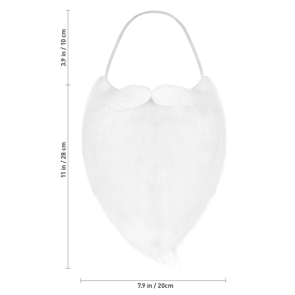1 Pc Santa Claus Beard Cosplay Beard Performance Prop for Christmas Party
