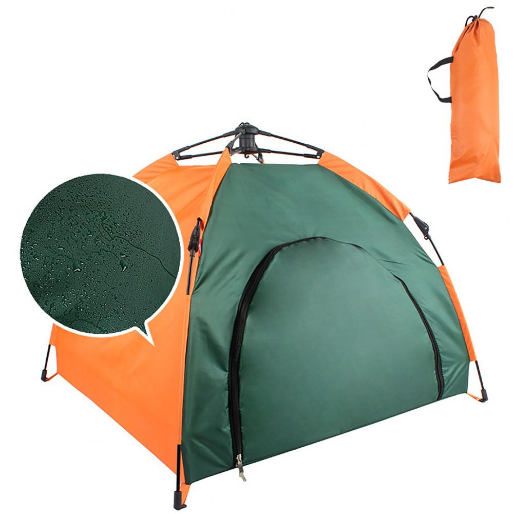 Outdoor Camping Picknick Huisdier Tent Hond Kennel Draagbare Tent Kooi Waterdichte Huis Automatische Opvouwbare Pet Supply Puppy Cat Nest