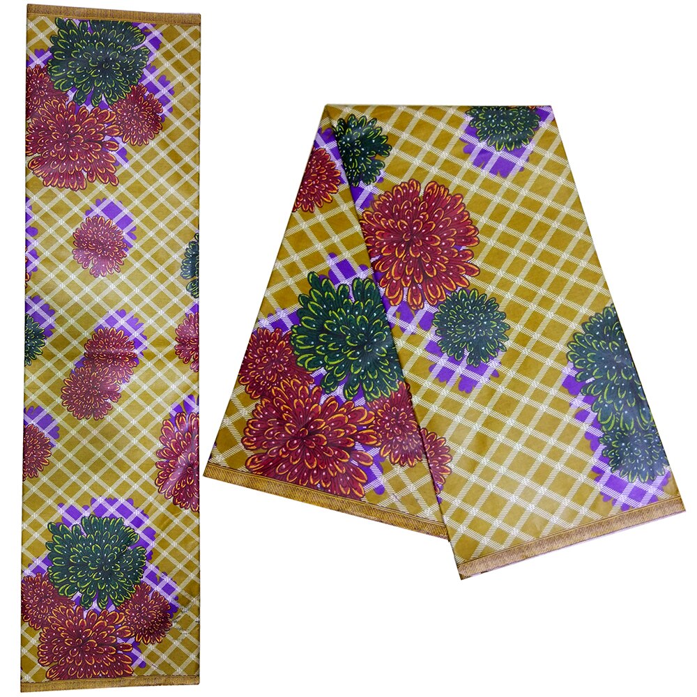 Stampe africane Cera ankara Tessuto Cera 6 iarde 2019 Nuovo Disegno del Tessuto Africano