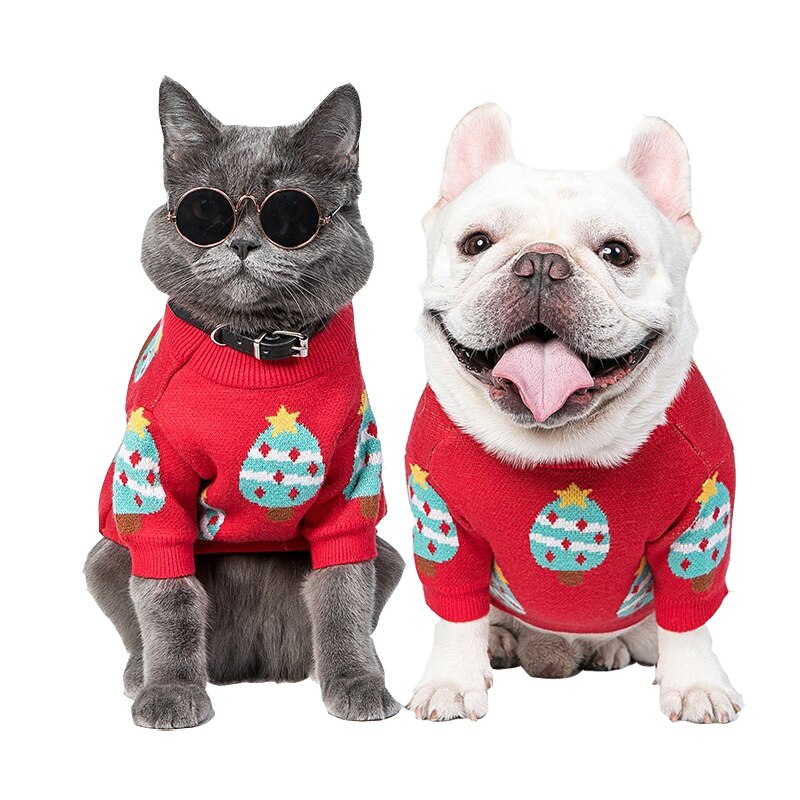 Kerst Kleding Hond Trui Chihuahua Kat Hond Kleding Winter Huisdier Kleding Hond Kleding Voor Kleine Honden Ontwerper Hond Kleding