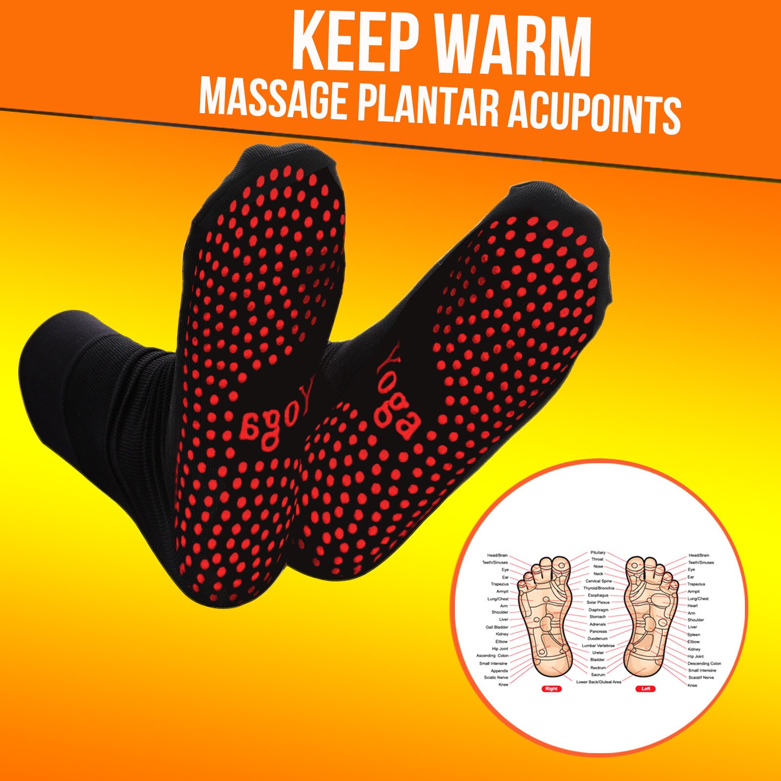 1 Paar Zelfopwarming Magnetische Sokken Voor Vrouwen Mannen Zelf Verwarmd Sokken Tour Magnetische Therapie Winter Warm Massage Sokken