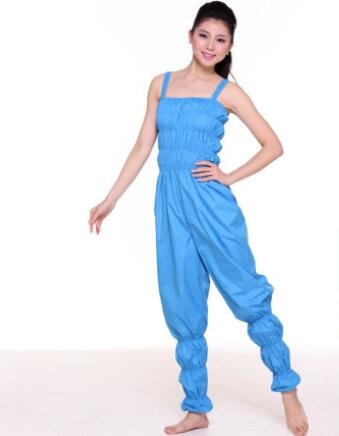 For Women Running Sauna Suit Weight Loss Fat Burning Slimming Pants Sportswear Body Sculpting Sweat Pants: Blue / XXL