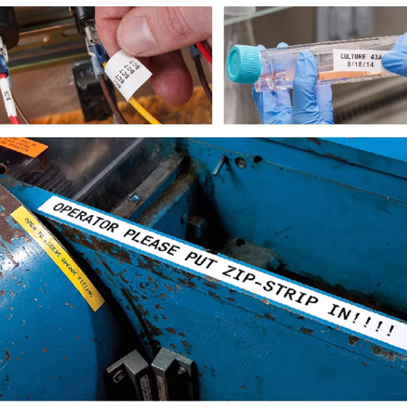 Kompatybilny z Brady BMP21-laboratorium/plus M210 drukarka etykiet M21-750-595 19.1mm biały/pomarańczowy/czerwony/niebieski 3/4 'kaseta z etykietą winylową