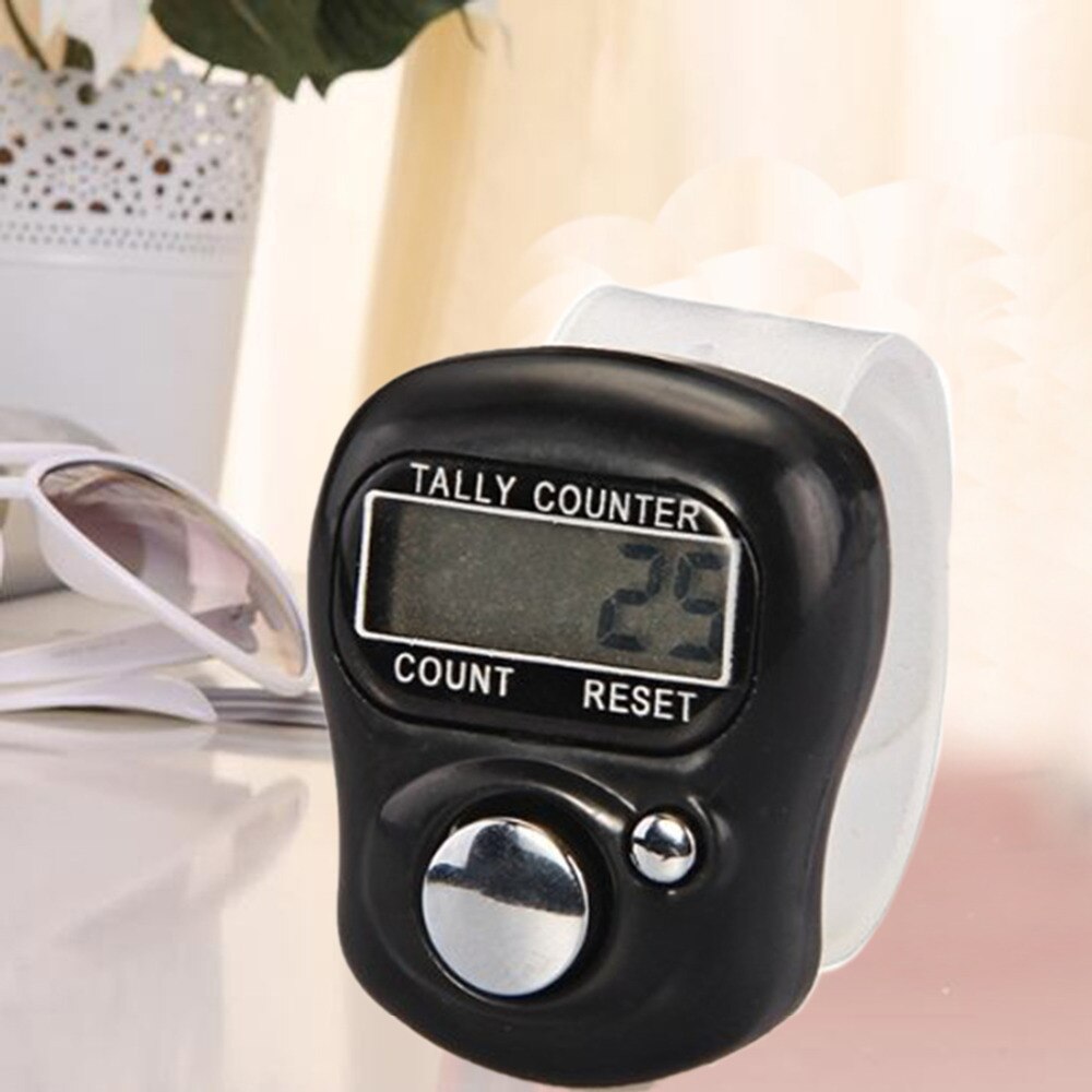 Mini Lcd Elektronische Digitale Golf Vinger Hand Held Tally Counter Rij Counter