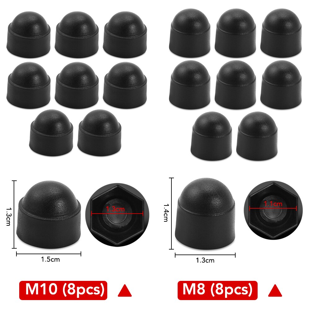 16x Car Interior Accessories Auto Screw protection cap for Volkswagen polo golf passat b5 b6 b7 b8 t5 tiguan jetta mk4 mk6 Bora: Default Title