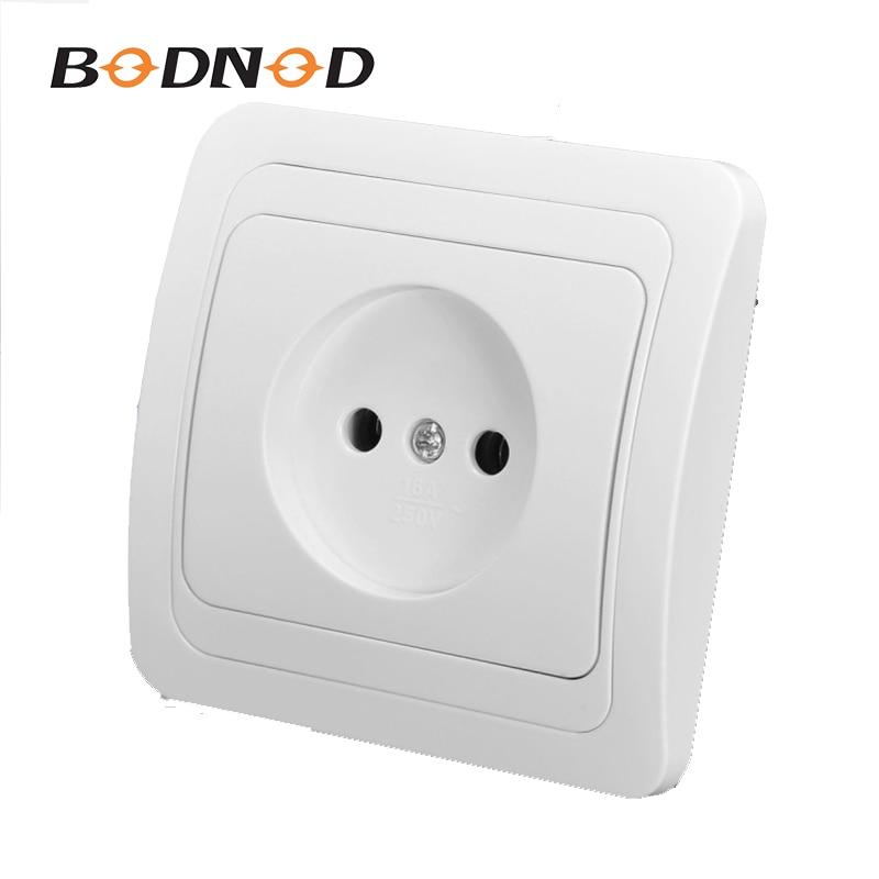Wall Socket One Socket White Color Socket Without Earth European DIY Socket 10A 250V Legrand Schneider Livolo