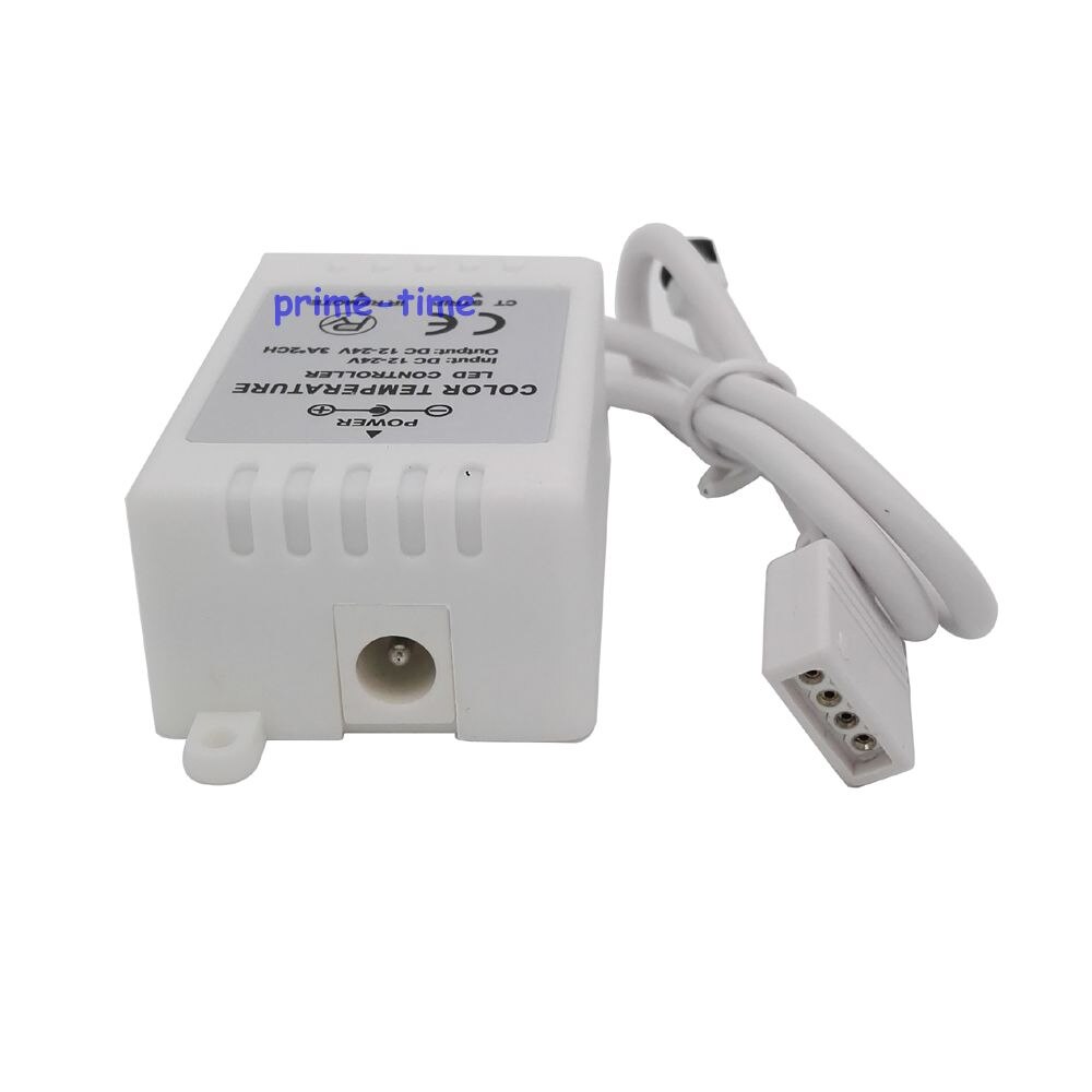 24 Key Ir-afstandsbediening CCT Controller, DC12-24V Kleurtemperatuur Controller Voor Dubbele Kleur Dual Wit LED Strip Dimmer