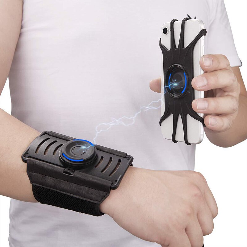 Running Phone Wristband Rotatable Wrist Strap Jogging Arm Band for iPhone Samsung Huawei VDX99