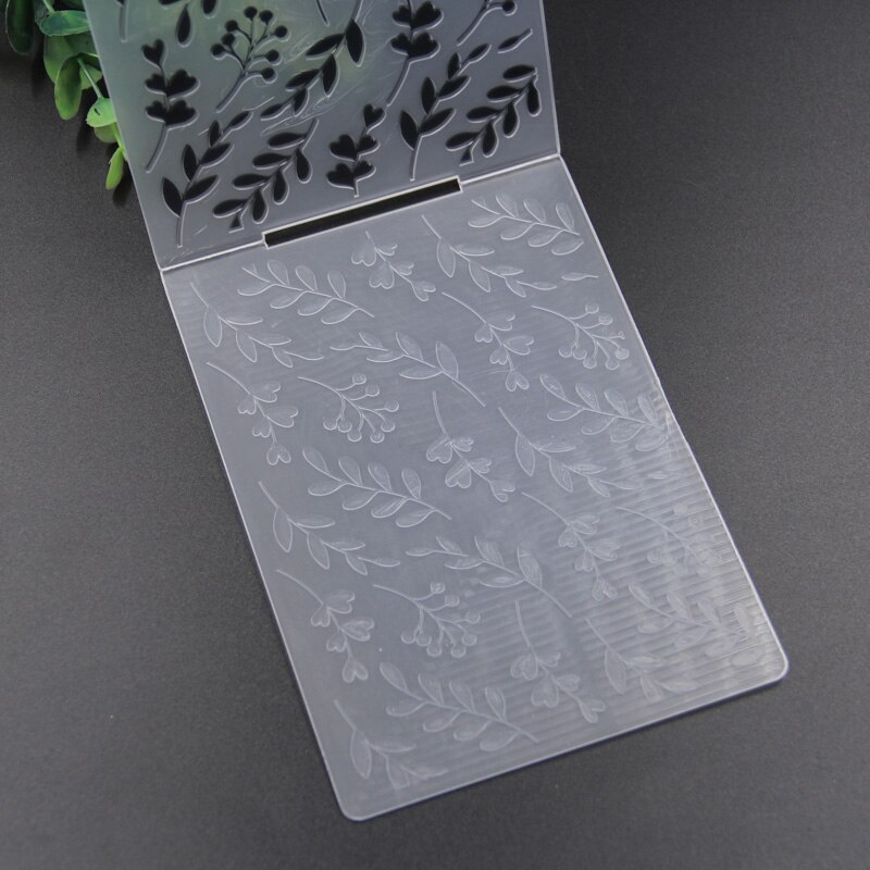 KLJUYP Leaf Plastic Embossing Folders for DIY Scrapbooking Paper Craft/Card Making Decoration Supplies