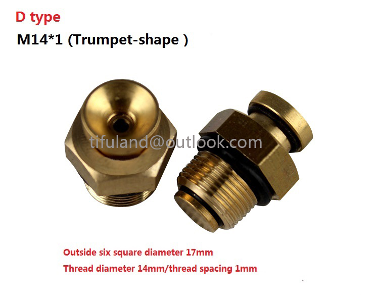 Inflatable Shaft Inflation Nozzle Pneumatic Shaft Nozzle Air Shaft Nozzle Air Expanding Shaft Valve: D type