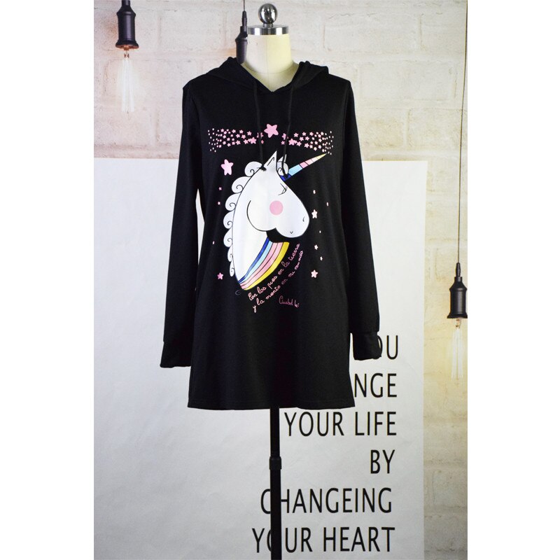 Maman et moi vêtements automne hiver sweats à capuche robe Mini robe mignon dessin animé imprimer mère fille robes famille Look C0525