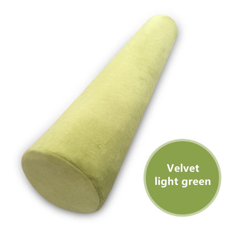 90Cm Natuurlijke Latex Ronde Grote Omhelzing Kussen Kant Slaap Latex Trage Rebound Zacht Kussen Geen Druk Wervelkolom Cervicale Gezondheid kussen: Velvet green