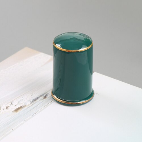 Nordic light luksus smaragd keramisk tandstikker holder knogle kina tandstik boks hjem hotel high-end tandstikker dispenser: -en