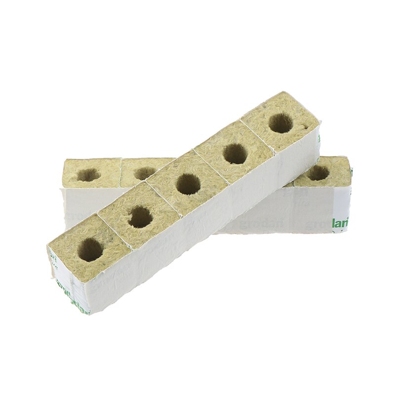 Media hydroponic odla soilless odling block komprimera bas stenull kuber plantering praktisk ventilerande trädgård 50 x 50 x 50mm