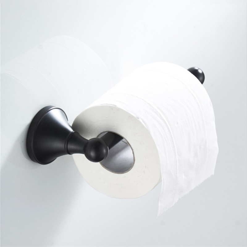 Wc-paperiteline musta/kulta/antiikki wc-paperiteline kylpyhuonetarvikkeet seinään kiinnitettävä