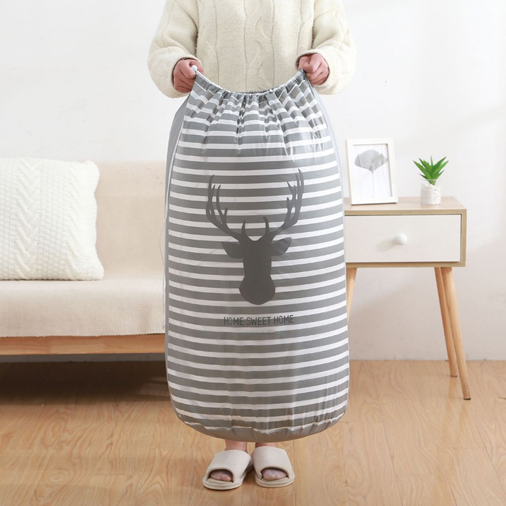 Reusable Foldable Flower Printing Storage Bag Clothes Container Quilt Organizer Bag Storage Pouch Home Closet Organization