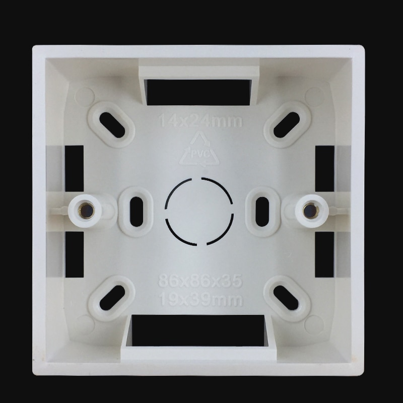 Ming box 86 type bottom box switch socket panel junction box offline box wall mount base