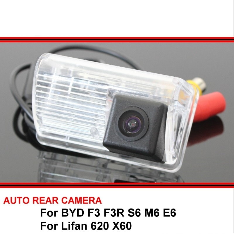 Voor byd  f3 f3r s6 m6 e6 voor lifan 620 x60 auto achteruitrijcamera waterdichte hd ccd achteruitrijcamera nachtzicht