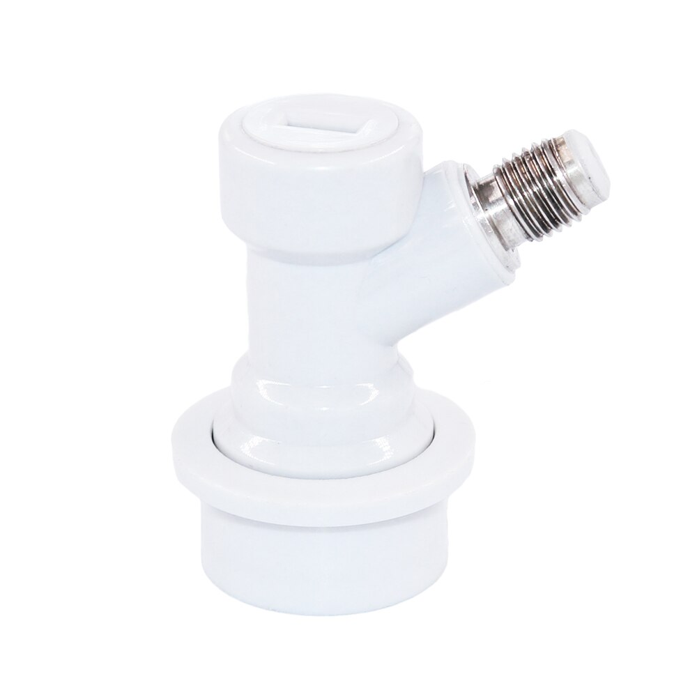 Conectores de barril de cerveza Homebrew de 1/4 pulgadas, dispensador de barril con bloqueo de bola, desconexión de Gas líquido, Conector de boca recta/roscada, útil: grey ball lock