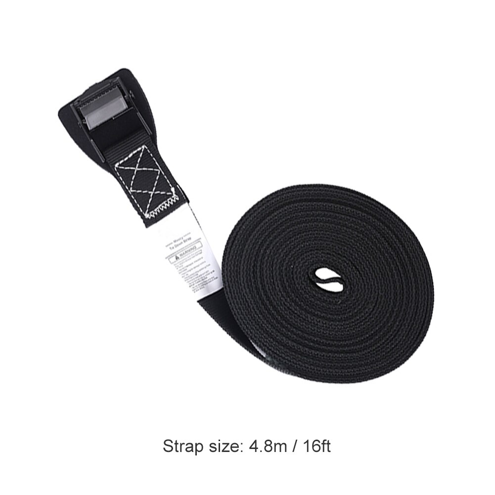 Tie Down Lashing Strap Kayak Surf Board 600lbs with Cam Buckle Roof Rack for Sightseeing Easily Enjoying Supplies: 4.8m
