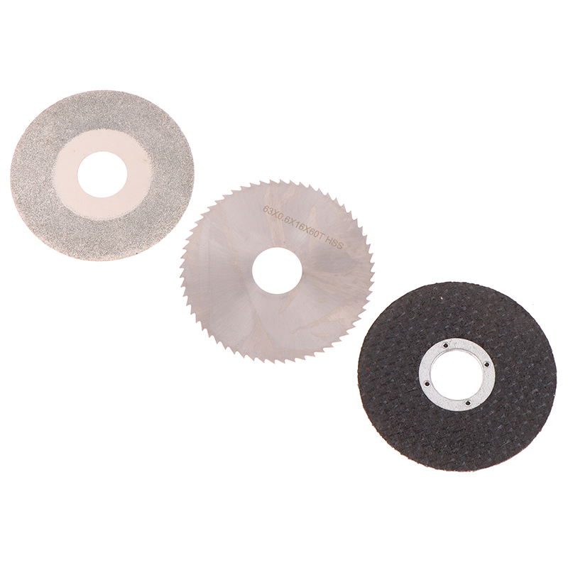 Mini multifunctioneel tafelzaagblad 2.5 inch diameter 63mm amaril harszaagblad elektrisch zaagblad doe-het-zelf elektrisch gereedschap