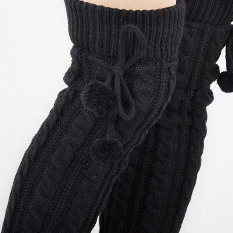 Sparil Vrouwen Winter Lange Legging Warmers Gebreide Stropdas Bal Boot Kniehoge legging Gehaakte Beenwarmers Vrouwelijke