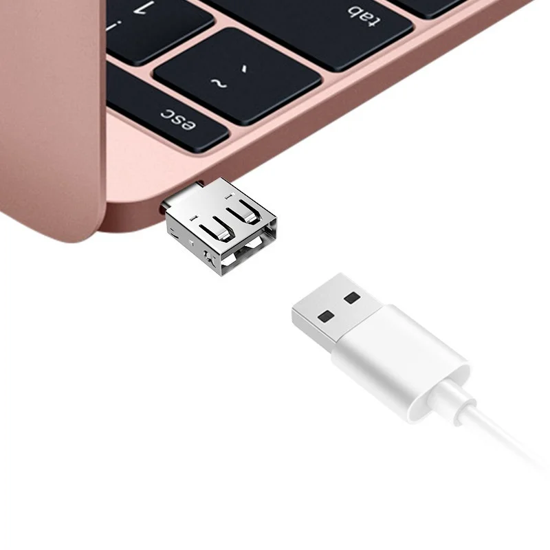 Otg Adapter Type-c To Usb Android Phone U Disk Adapter OTG Converter Supports OTG Micro USB Interface Device Metal