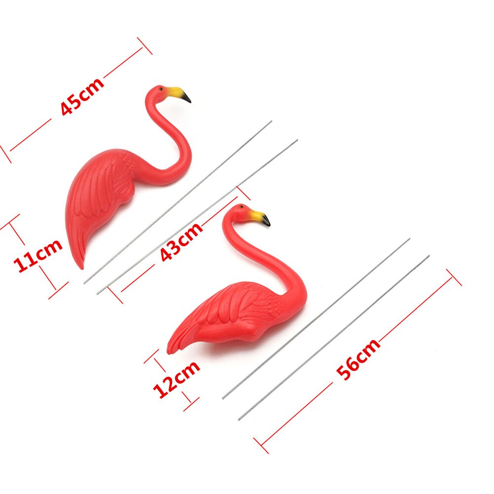 Koti piha puutarha nurmikko taide koristeet koristelu muovi vaaleanpunainen flamingo patsas