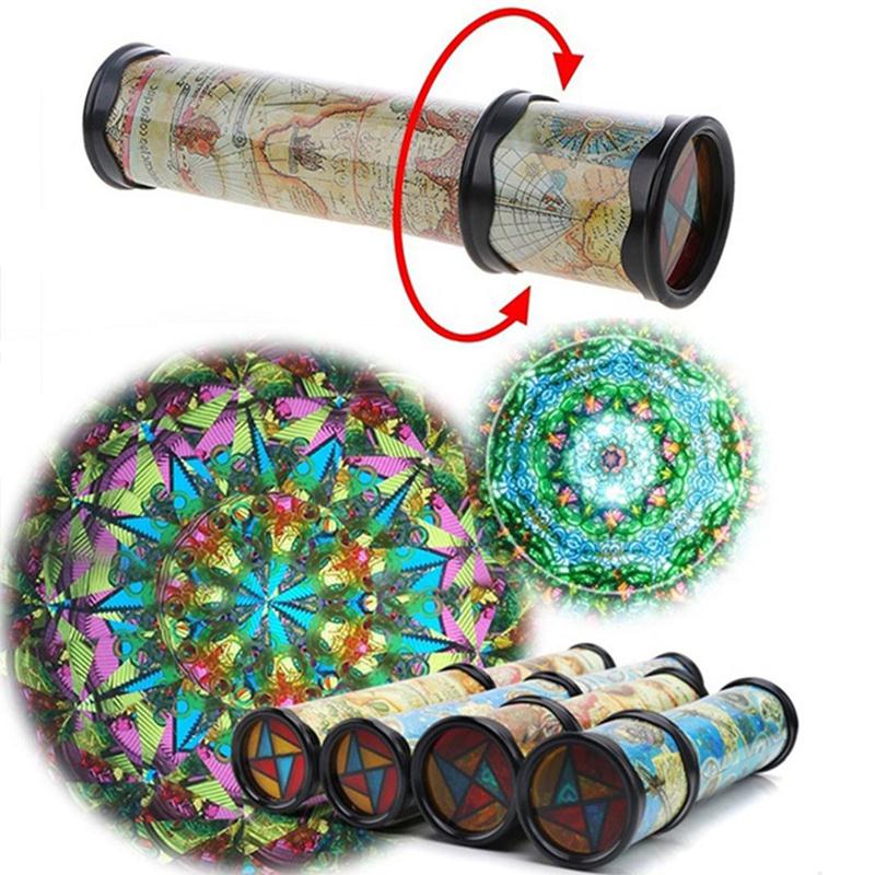 21cm Magic Kaleidoscope Prism Optical Micro Scenery Learning Xmas