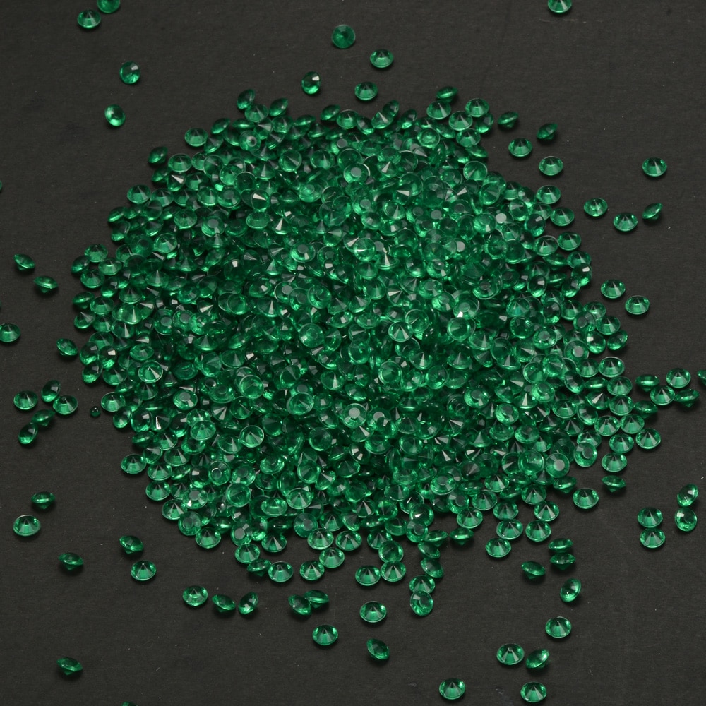 5000PCS 4.5mm Wedding Decoration Crafts Diamond Confetti Table Scatters Crystal Centerpiece Events Party Festive Supplies
