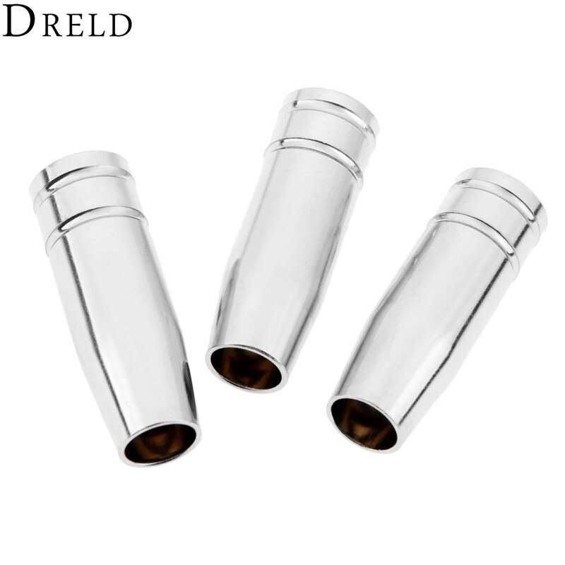 DRELD 3pcs MIG Welding Torch Conical Gas Nozzles Parts for MW 100 130 130A 135 MW 145 Welding & Soldering Supplies