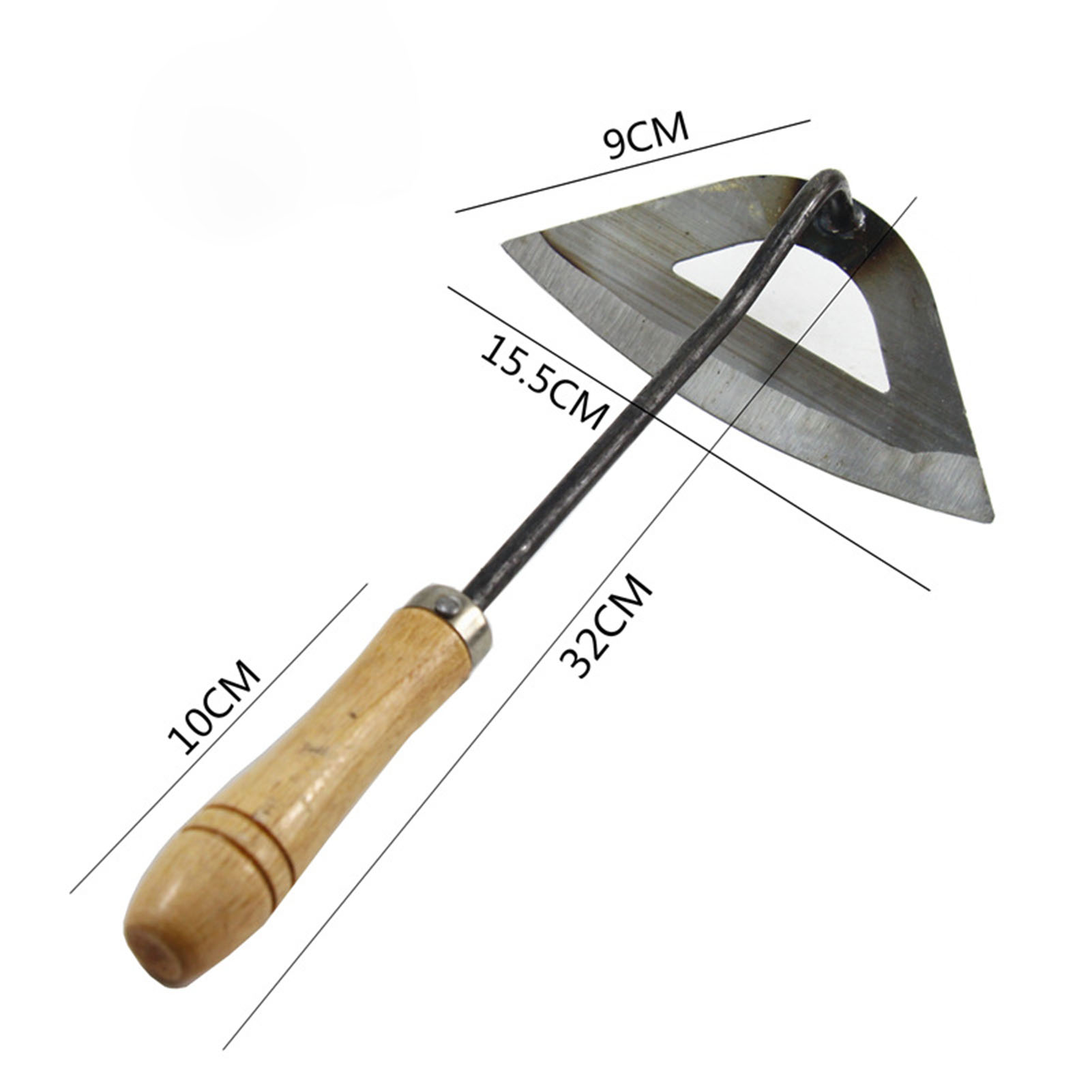 Garden Hoe Weeders Carbon Steel Gardening Hook and Weeding Tool Dual-Purpose Hardened Weeding Hoe for Easily Removing Weeds
