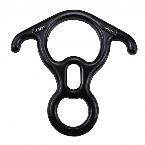 50KN Rescue 8 Shape Descender Gear Tool Descending Ring for Rock Climbing Training Aerial Yoga Outdoor Climbing Fall Arrester