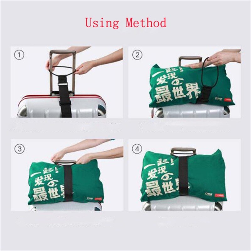 Multifunctionele Bagage Vaste Riem Elastische Telescopische Verstelbare Bagage Riemen Koffer Vaste Riem Carrier Strap Beveiliging