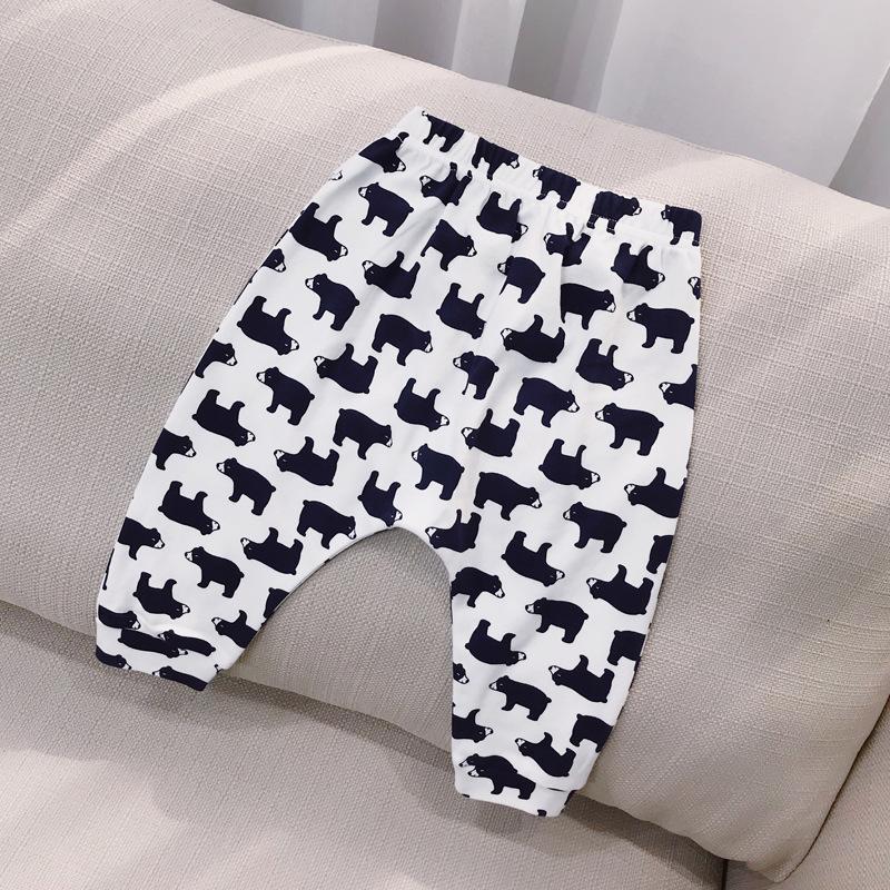 Bébé garçons tricot pantalon infantile rayure pantalon pour garçon -né automne enfant en bas âge imprimé motif Animal Legging 6-24 mois