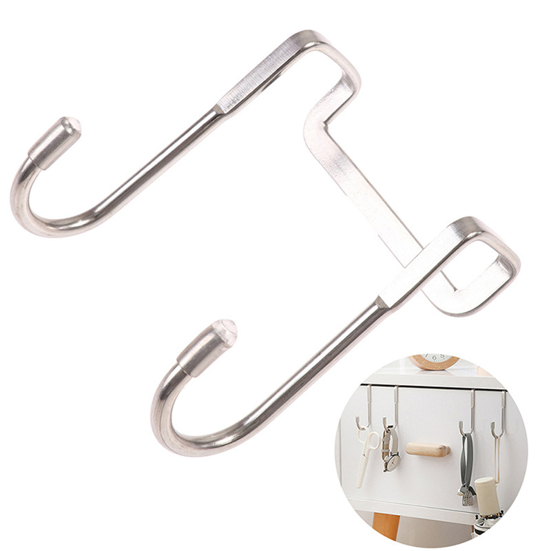 Douche Glazen Deur Handdoek Hanger Kast Deuren Terug Haken Bureaus Drawers Hangers Voor Keuken Badkamer Slaapkamer Organizer