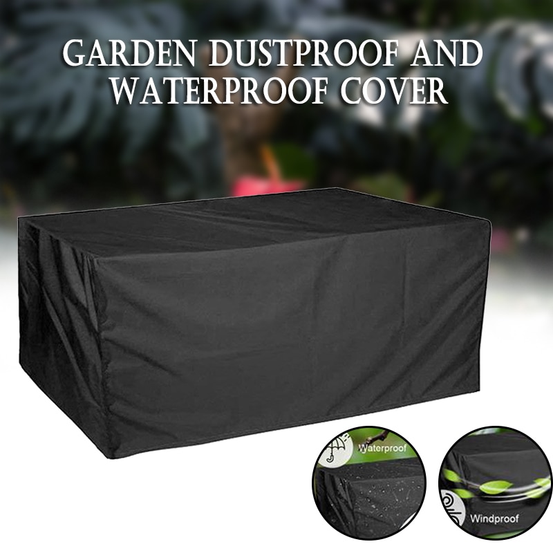 Patio Furniture Cover Outdoor Table and Chair Cover Heavy Duty Oxford Fabric Garden Furniture Covers JAN88