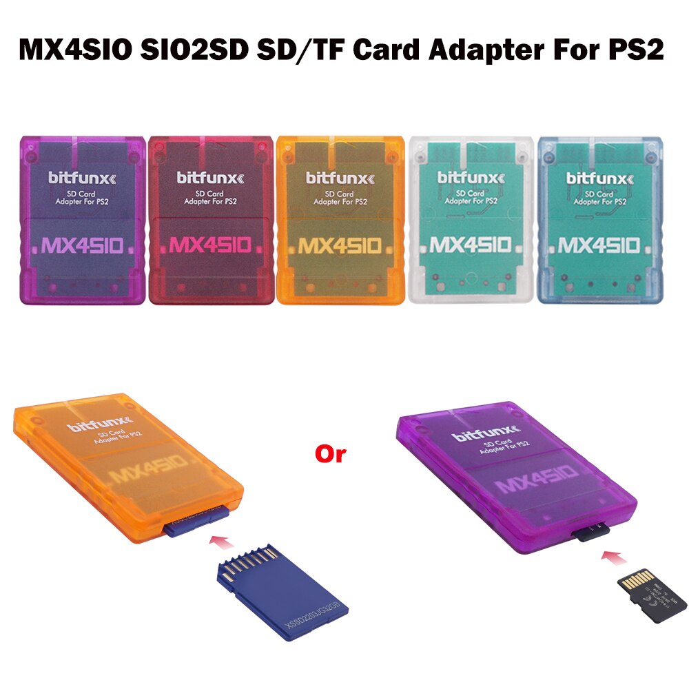 MX4SIO SIO2SD TF/SD Card Adapter Program Game Card For PS2 Game Consoles Video Consoles gaming accessories
