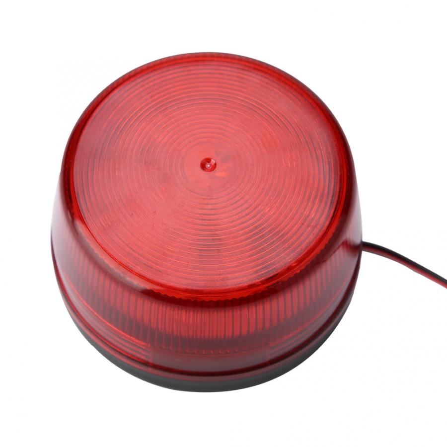 Alarma 1PC LED linterna estroboscópica luz de advertencia lámparas de alarma 12/24 V CC
