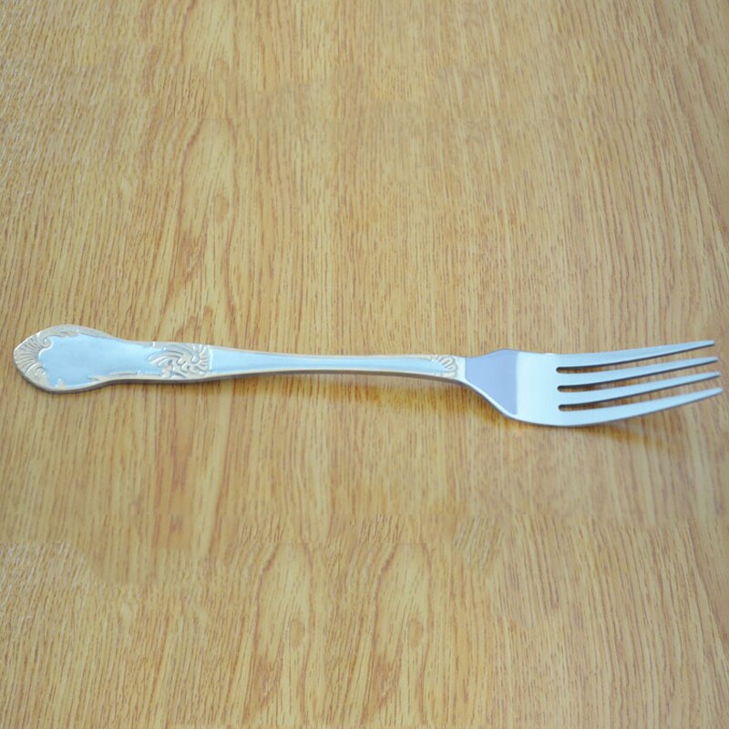 Upspirit 24pcs Gold Plated Cutlery Set Dinner Knives Fork Set Stainless Steel Novelty Flatware Dinnerware Tableware Dinner Set