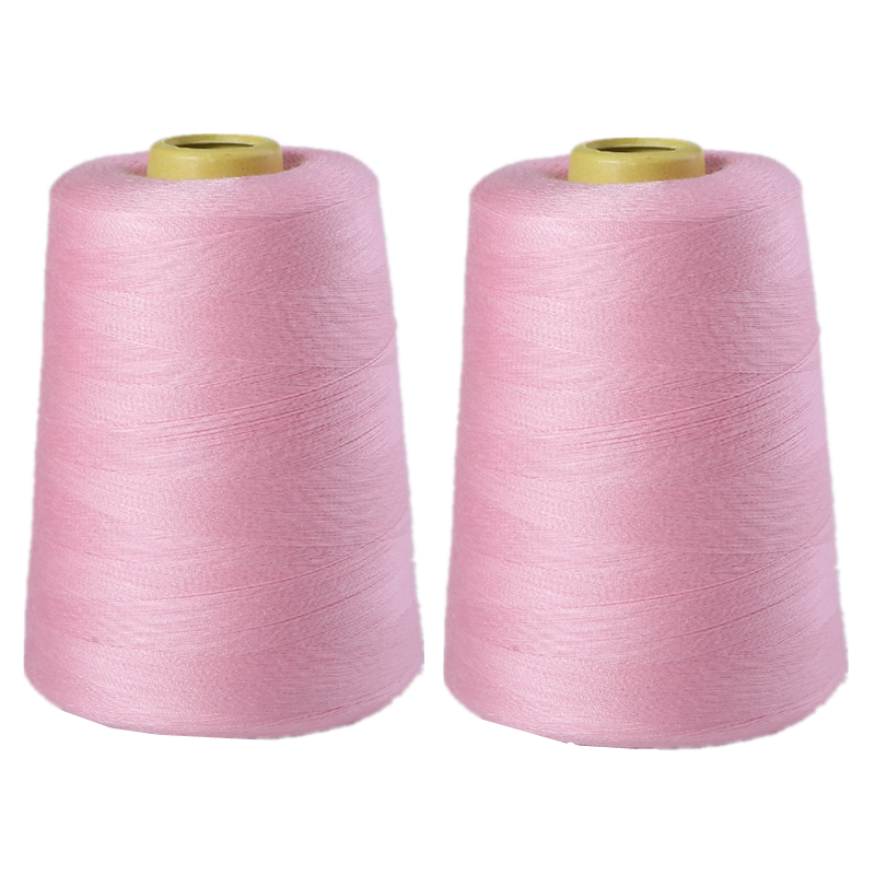 1Pcs 8000 Yards Polyester Thread Sewing Color Optional: Pink 1pcs
