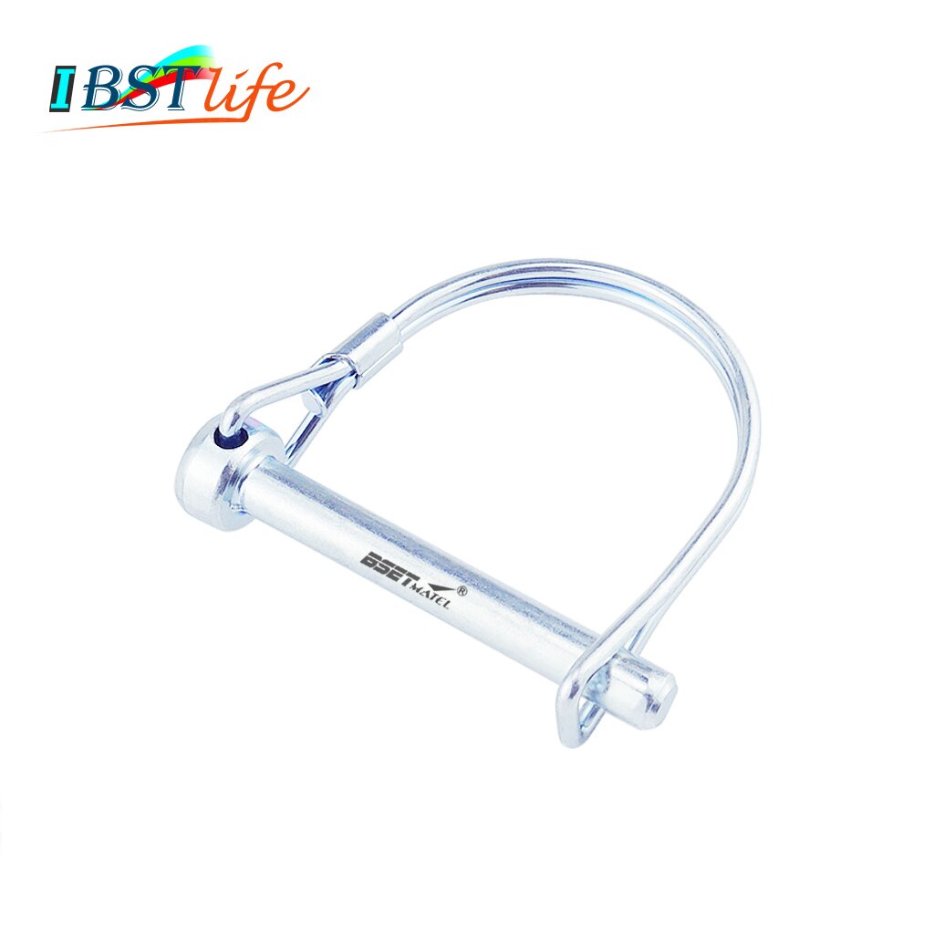 Spring Carbon Steel PTO Pin Round Arch Wire Shaft Locking Lock Pin Safety Coupler Pin Retainer Farm Trailers Wagons Lawn Garden