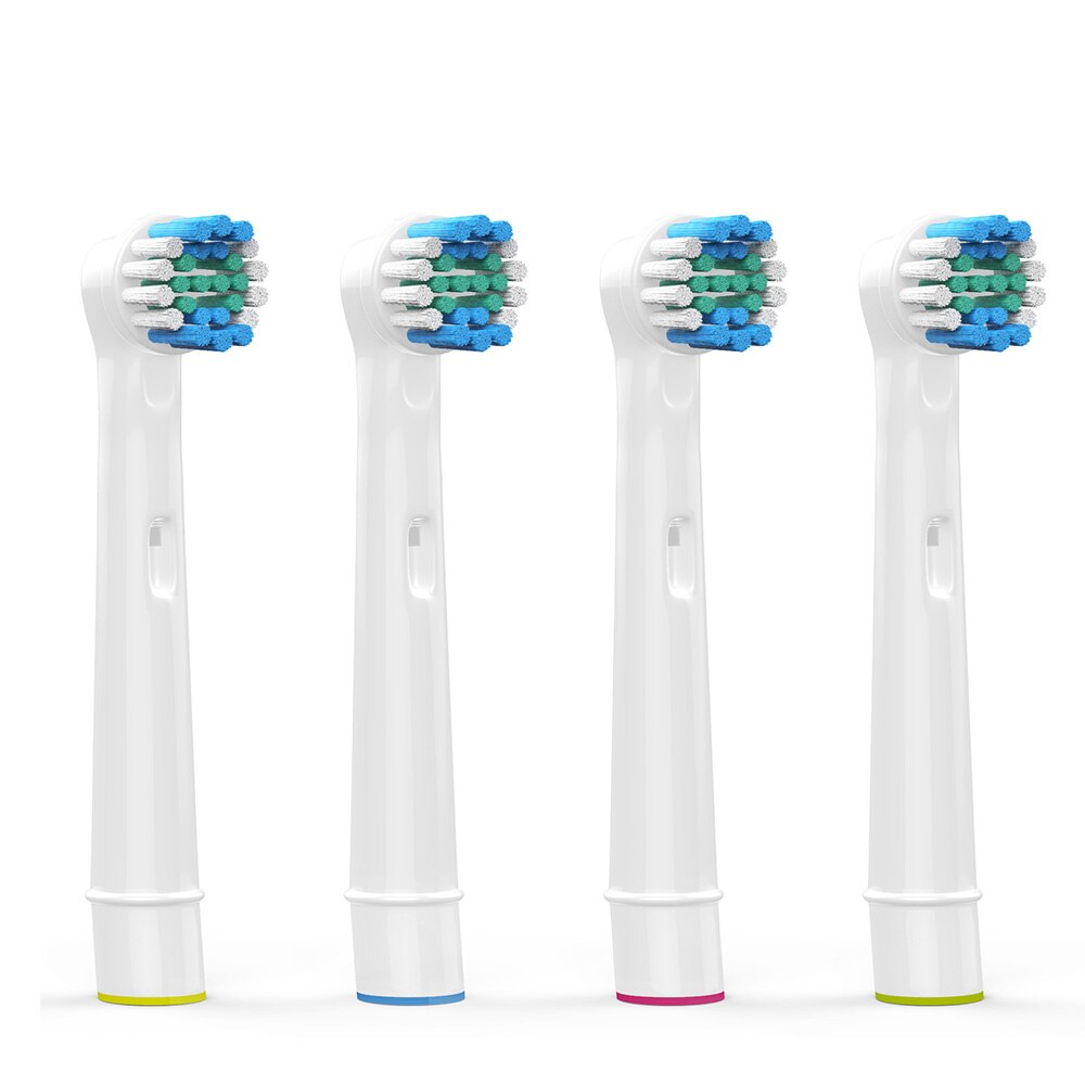 4/8/12 stk børstehoveder til oral-b elektrisk tandbørste passer fremad power / pro health / triumph /3d excel / vitalitet præcision ren: 4pc