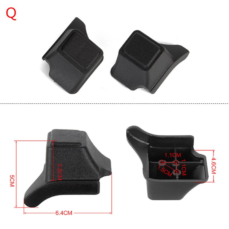 1Pair Replacement Plastic Stud Luggage Feet Pads for Luggage Bags Suitcase Stand Feet: Q