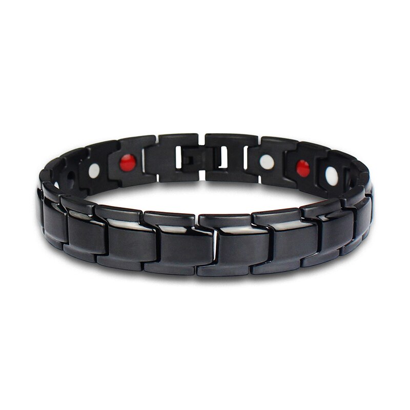 Therapeutic Energy Healing Powerful Magnets Bracelet Titanium Steel MagneticTherapy Bangle Bracelets Improve Blood Circulation