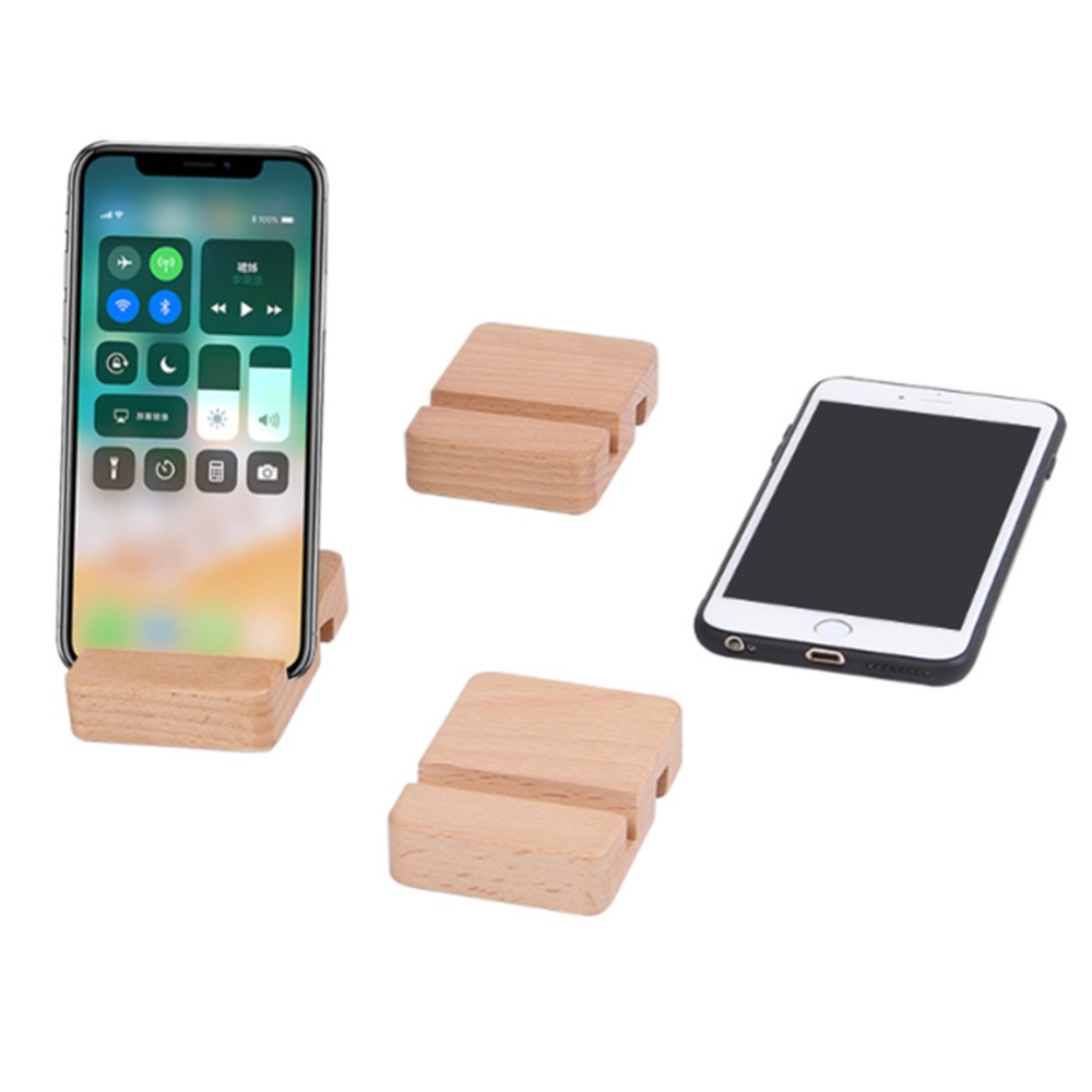 Holz Handy Stehen 8*6*2 cm Telefon Halter Steht Für iPhone Für Samsung Pad Tablet Ständer schreibtisch Telefon Rack
