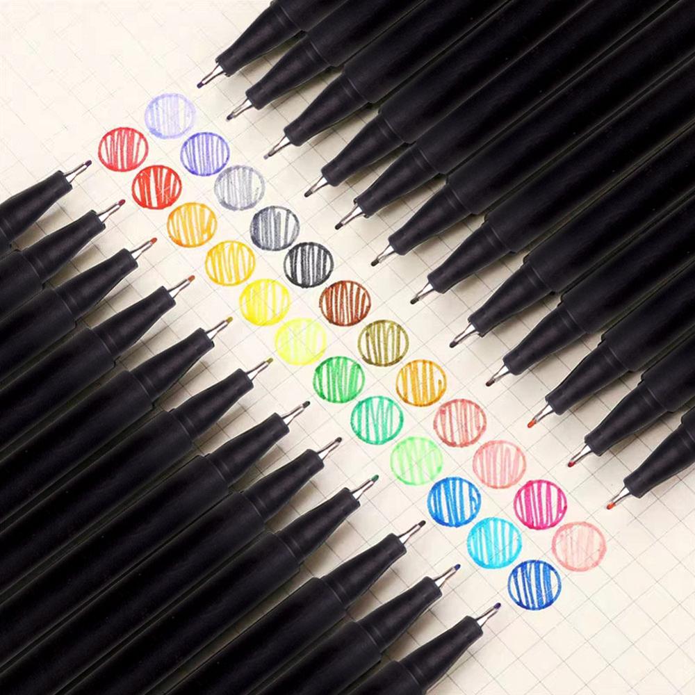 12/24/36/48/60/100 kleuren markers fineliner pen set viltstift kunstmarker set tekenen schets manga kalligrafie marker