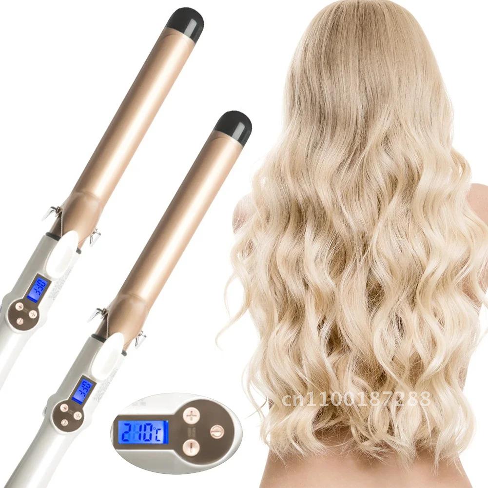 LCD Digital Hair Curler Electric Curling Iron Curling Hair Tools Curling Wand Ceramic Styling 32mm 25mm 19mm