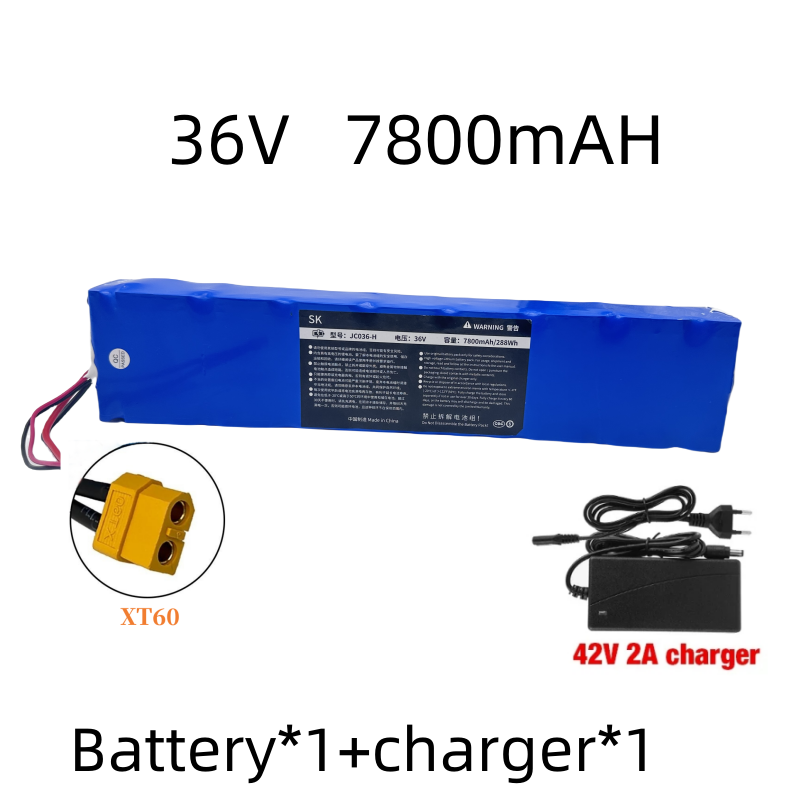 10 s3p 36v 7800mah 36v Lithium-Akku Lithium-Akku geeignet für Xiaomi M365 Elektro roller Akku 42V Ladegerät: green